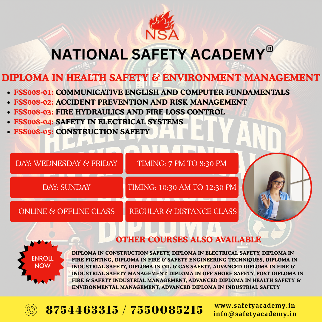 DIPLOMA IN CONSTRUCTION SAFETY